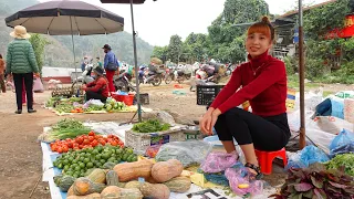 Full Video : 4 Seasons Harvesting Bamboo shoots, Fish, Melons go to the Market Sell - Ana Bushcraft