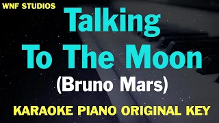 Bruno Mars - Talking To The Moon (Karaoke Original Key)
