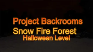 Project Backrooms - Snow Fire Forest | The longest level in Project Backrooms