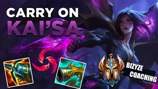 HOW TO CARRY AS KAISA [GOLD COACHING] - CHALLENGER KAISA GUIDE