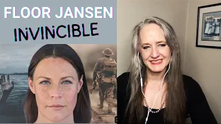 Voice Teacher Reaction to Floor Jansen - Invincible (Official Video)