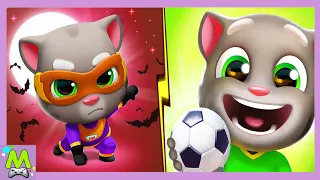 Talking Tom Hero Dash vs Talking Tom Gold Run.Супергерои против Спецагентов.Кто Быстрее и Круче