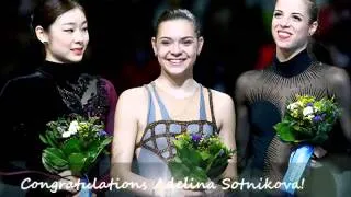 Adelina Sotnikova Wins Russia's First Olympic Gold in Women's Figure Skating (2/20/14)