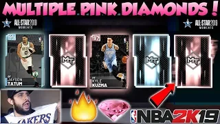 NBA 2K19 JUICED NBA ALL STAR MOMENTS PACK OPENING IN MYTEAM WITH MULTIPLE PINK DIAMOND PULLS