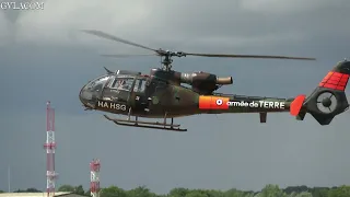 Aerospatiale SA342M Gazelle arrival RIAT 2023