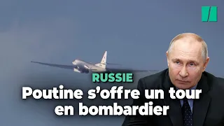 Poutine s’offre un vol dans un bombardier supersonique russe