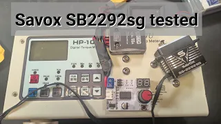 Savox SB2292SG test and review