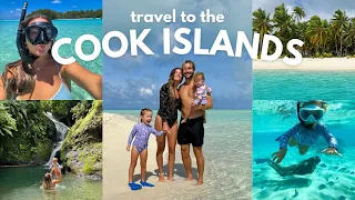 COOK ISLANDS TRAVEL VLOG - Rarotonga & Aitutaki as a family of 4!