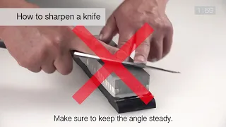 How to sharpen a single-bevel knife Sharpening Knife Techniques  Japanese Knives Shimomura