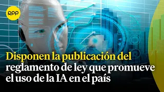 ¿Qué dice el reglamento de la ley que promueve el uso de la IA para el desarrollo del país?