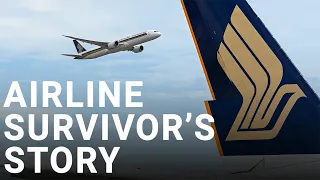 'Lots of thudding and screaming': Singapore Airlines emergency landing survivor shares his story