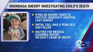 Onondaga County Sheriff's Office investigating death of 4-year-old boy from DeWitt
