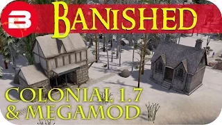 Banished Gameplay - FARMING & HUNTING #3 - Colonial Charter 1.7 Guide & Megamod Banished Mods