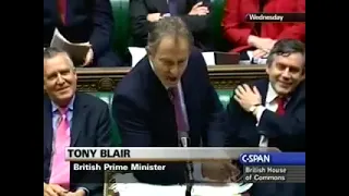 Tony Blair vs David Cameron on Identity Cards PMQs