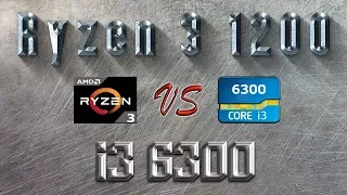 Ryzen 3 1200 vs i3 6300 Benchmarks | Gaming Tests | Office & Encoding CPU Performance Review