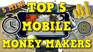 OSRS Top 5 AFK Mobile Money Making Methods | AFK Money Making Guide