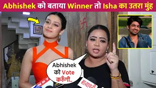 Isha Malviya Gets Jealous When Bharti Singh Calls Abhishek Winner BB 17 | Bigg Boss 17 Finale