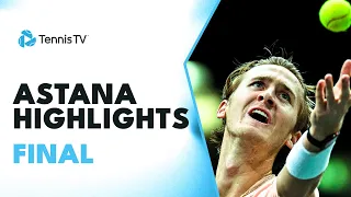 Sebastian Korda vs Adrian Mannarino For The Title! | Astana 2023 Final Highlights