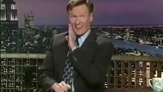 Conan Shows Off the New Set - 9/4/2001