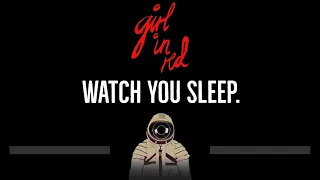 girl in red • watch you sleep (CC) 🎤 [Karaoke] [Instrumental Lyrics]