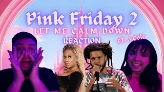 NICKI MINAJ - LET ME CALM DOWN FT. J. Cole [FIRST TIME REACTION] Pink Friday 2 🎀