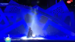Eurovision vs Turkvision 2014, Conchita Wurst(Austria) vs Zhanar Dugalova(Kazakhstan)