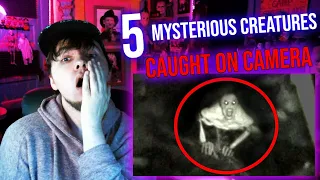 5 Mysterious Creatures Caught On Camera | NUKES TOP 5 REACTION