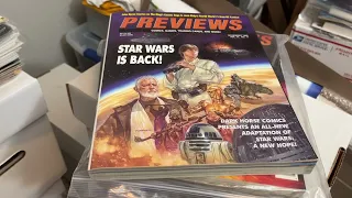 Star Wars EU cover appearances on Diamond Previews catalogs