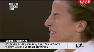 MEDALJE OLIMPIKE! KOSOVARJA DISTRIA KRASNIQI SHKELQEN NE TOKYO