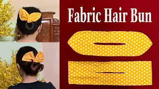 ⭐️ Great tips for sewing lover | How to Make DIY Fabric Hair Bun Maker and Holder