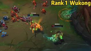 Rank 1 Wukong: He SOLO KILLED Master Illaoi at Level 1!