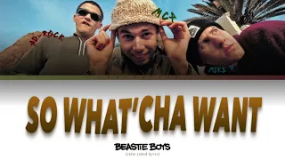 BEASTIE BOYS 'So What'cha Want' (Color Coded Lyrics)