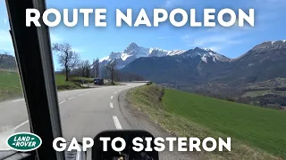 Blue Skies on the Route Napoleon - GAP to SISTERON, France