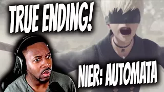 Nier Automata Ending D & E : There's No Going Back!!