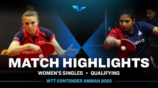 Adina Diaconu vs Reeth Tennison | WS Qual | WTT Contender Amman 2023