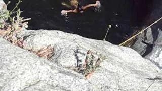 cliff jumping (kinda)