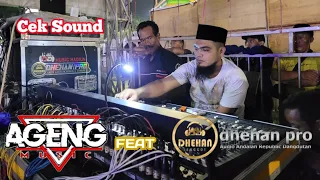 Cek Sound Dhehan Audio ft Ageng Music Terbaru - Live Alun Alun Madiun