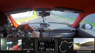 GT2 rs Nurburgring 7.08 BTG analyses per section (in commentary)