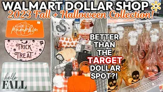 *2023* NEW WALMART DOLLAR SHOP FALL + HALLOWEEN DECOR (is it better than target dollar spot?!)