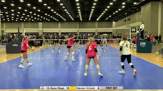 Academy 18-Open Rage vs. Pakmen 18U Girls Gold