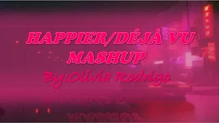 Olivia Rodrigo - happier/deja vu mashup lyrics (live from SOUR prom)