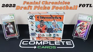 2022 Panini Chronicles Draft Picks Football Hobby box FOTL