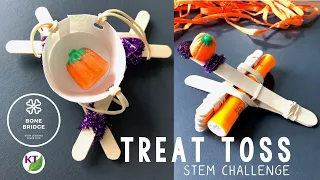 Halloween STEM Challenge: Treat Toss from Bone Bridge® STEM Challenges