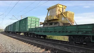 На тормозах ВЛ80С-1194 + ВЛ80С-1130 с грузовым поездом