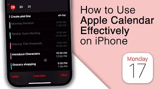 How to Use Apple Calendar Effectively on iPhone! [5 Best Tips]