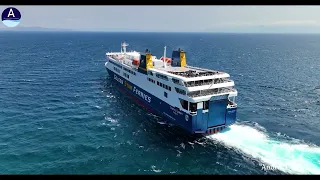 Andros Queen:  Παρθενική άφιξη στο λιμάνι της Ραφήνας #GoldenStarFerries