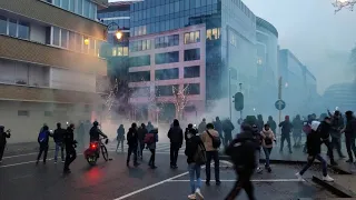 Gewalt bei Protesten gegen Corona-Maßnahmen in Belgien