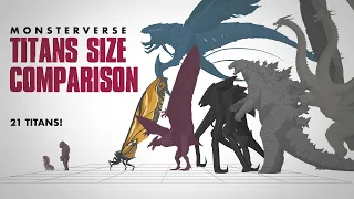 Monsterverse Titans | ANIMATED Size Comparison