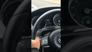 Vw Golf R top speed run 💨