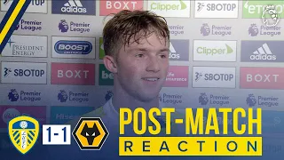 “The noise was crazy” | Joe Gelhardt | Leeds United 1-1 Wolves | Premier League